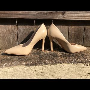 Shoes of Prey nude heels, size 4.5W